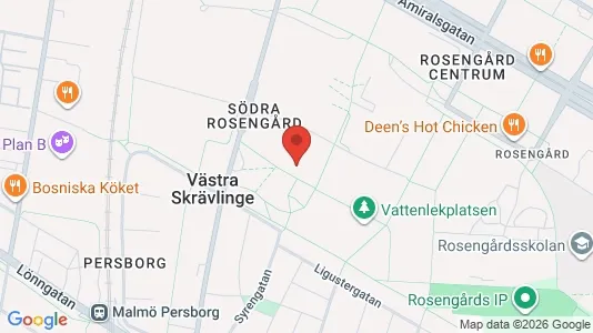 Apartments for rent i Rosengård - kort over placeringen