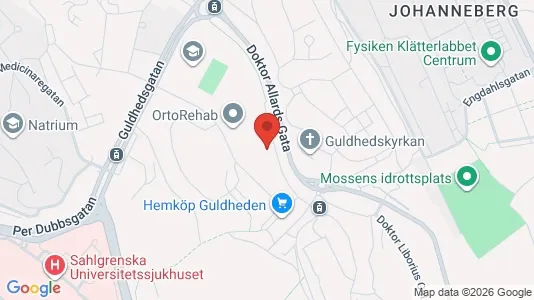 Apartments for rent i Gothenburg City Centre - kort over placeringen