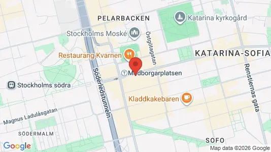 Apartments for rent i Södermalm - kort over placeringen