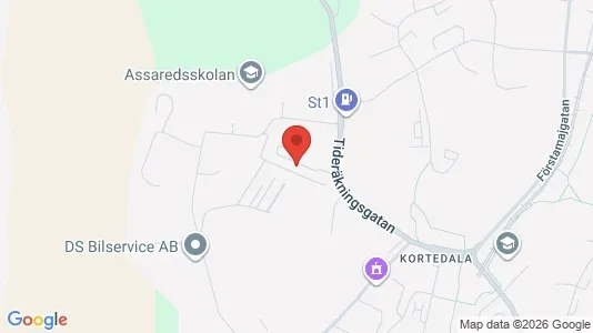 Apartments for rent i Gothenburg East - kort over placeringen