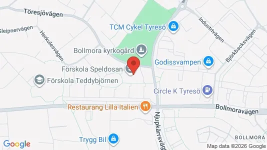 Apartments for rent i Tyresö - kort over placeringen