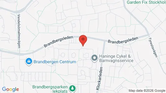 Apartments for rent i Haninge - kort over placeringen
