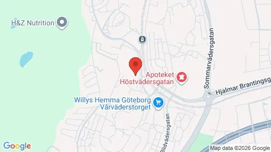 Apartments for rent i Gothenburg East - kort over placeringen