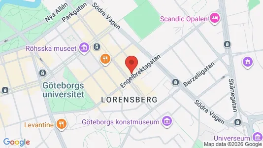 Apartments for rent i Gothenburg City Centre - kort over placeringen