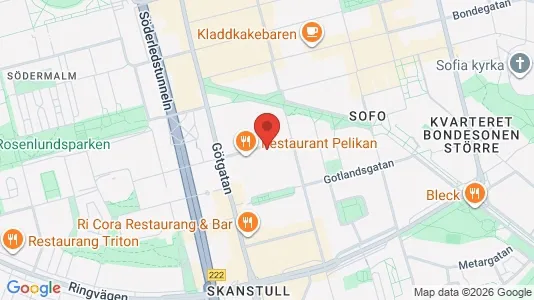 Apartments for rent i Södermalm - kort over placeringen