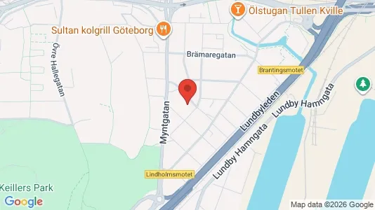 Apartments for rent i Lundby - kort over placeringen