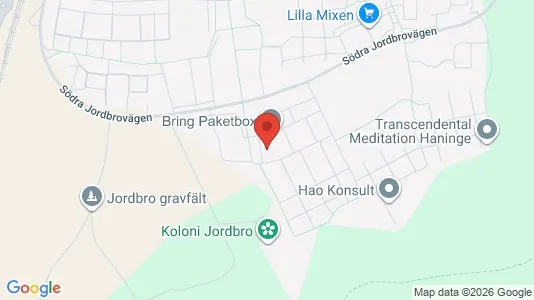 Apartments for rent i Haninge - kort over placeringen