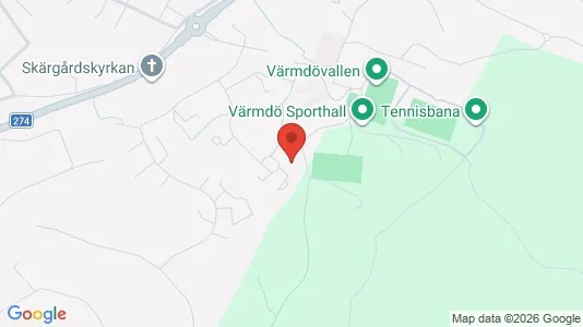Apartments for rent i Värmdö - kort over placeringen