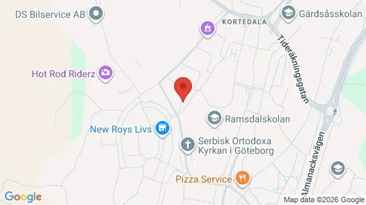Apartments for rent i Gothenburg East - kort over placeringen
