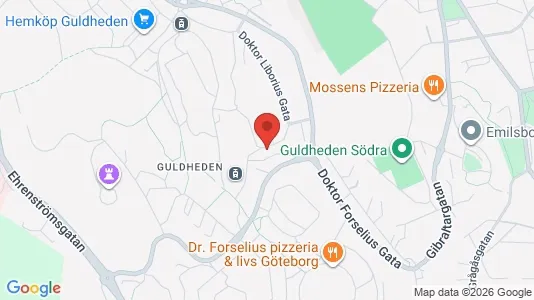 Apartments for rent i Gothenburg City Centre - kort over placeringen