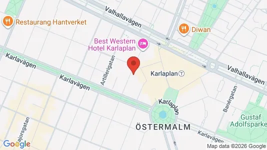 Apartments for rent i Östermalm - kort over placeringen