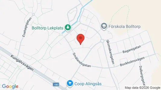 Apartments for rent i Alingsås - kort over placeringen