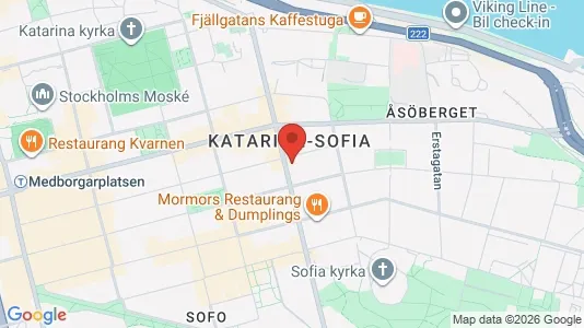 Apartments for rent i Södermalm - kort over placeringen