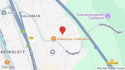 Apartments for rent i Örgryte-Härlanda - kort over placeringen