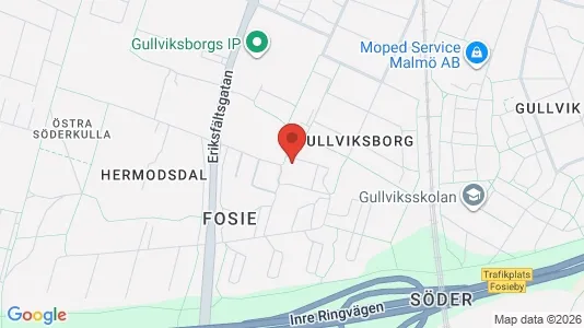 Apartments for rent i Fosie - kort over placeringen
