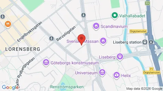 Apartments for rent i Örgryte-Härlanda - kort over placeringen