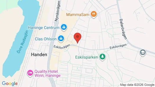 Apartments for rent i Haninge - kort over placeringen