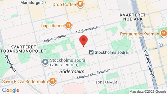 Apartments for rent i Södermalm - kort over placeringen