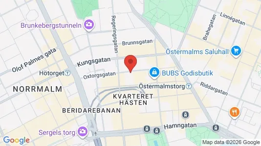 Apartments for rent i Stockholm City - kort over placeringen