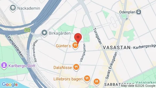 Apartments for rent i Vasastan - kort over placeringen