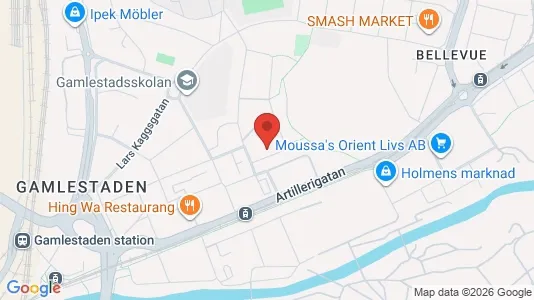 Apartments for rent i Gothenburg East - kort over placeringen