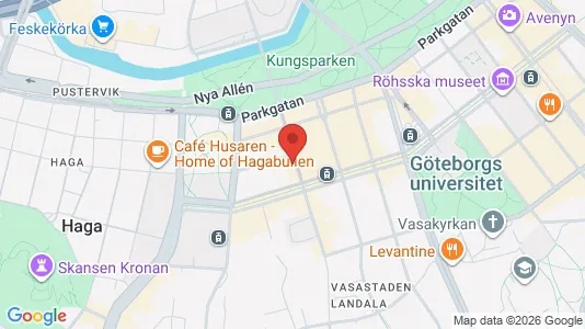 Apartments for rent i Gothenburg City Centre - kort over placeringen