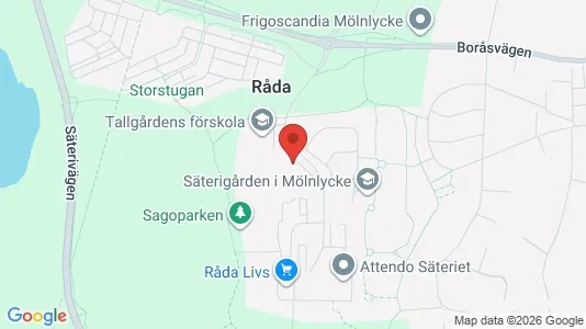 Apartments for rent i Härryda - kort over placeringen