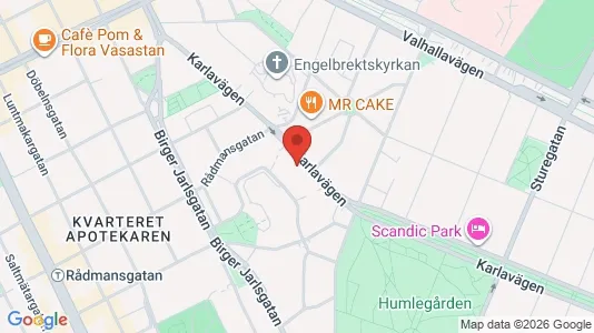 Apartments for rent i Östermalm - kort over placeringen