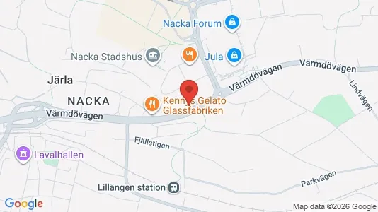 Apartments for rent i Nacka - kort over placeringen