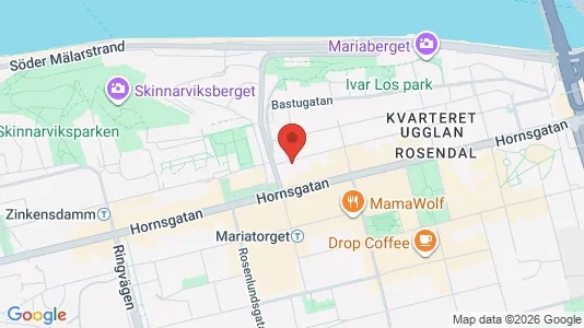 Apartments for rent i Södermalm - kort over placeringen