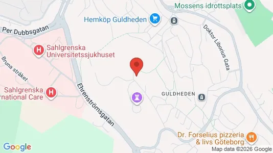 Apartments for rent i Gothenburg City Centre - kort over placeringen