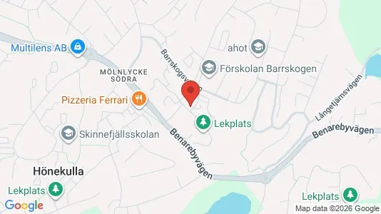 Apartments for rent i Härryda - kort over placeringen