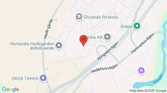 Apartments for rent i Lerum - kort over placeringen