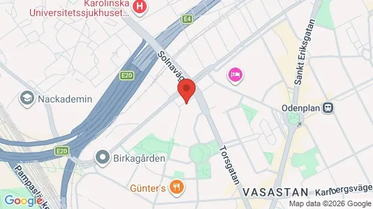 Apartments for rent i Vasastan - kort over placeringen