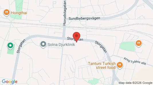 Apartments for rent i Solna - kort over placeringen