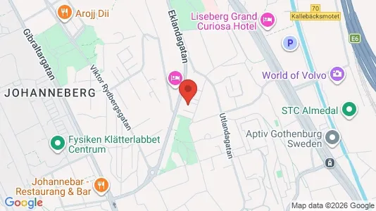 Apartments for rent i Johanneberg - kort over placeringen
