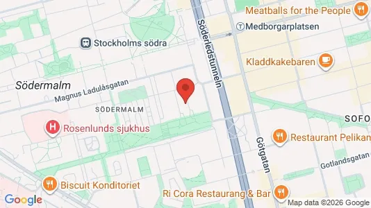 Apartments for rent i Södermalm - kort over placeringen
