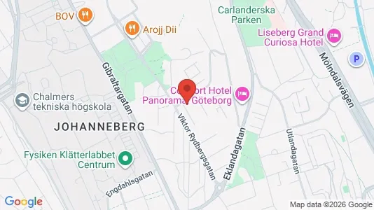 Apartments for rent i Johanneberg - kort over placeringen