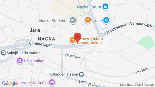 Apartments for rent i Nacka - kort over placeringen