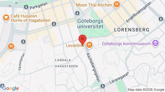 Apartments for rent i Gothenburg City Centre - kort over placeringen