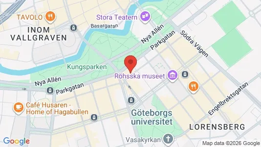 Apartments for rent i Gothenburg City Centre - kort over placeringen
