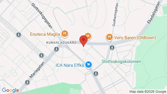Apartments for rent i Gothenburg East - kort over placeringen