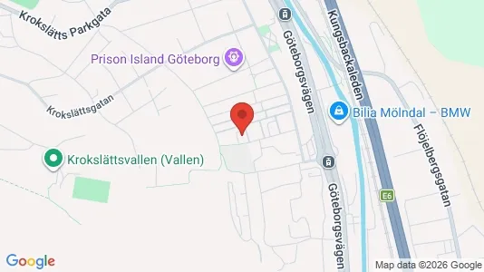 Apartments for rent i Mölndal - kort over placeringen