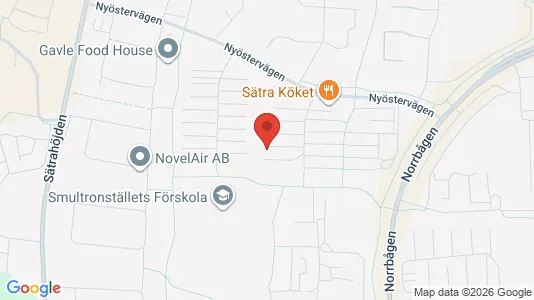 Apartments for rent i Gävle - kort over placeringen