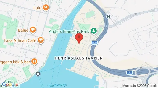 Apartments for rent i Hammarbyhamnen - kort over placeringen
