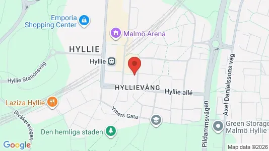 Apartments for rent i Hyllie - kort over placeringen