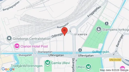 Apartments for rent i Gothenburg City Centre - kort over placeringen