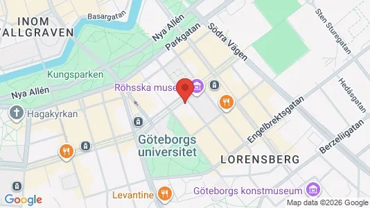 Apartments for rent i Gothenburg City Centre - kort over placeringen