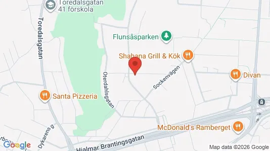 Apartments for rent i Lundby - kort over placeringen