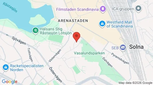 Apartments for rent i Solna - kort over placeringen